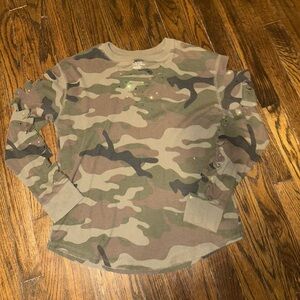Camouflage Long Sleeve Shirt